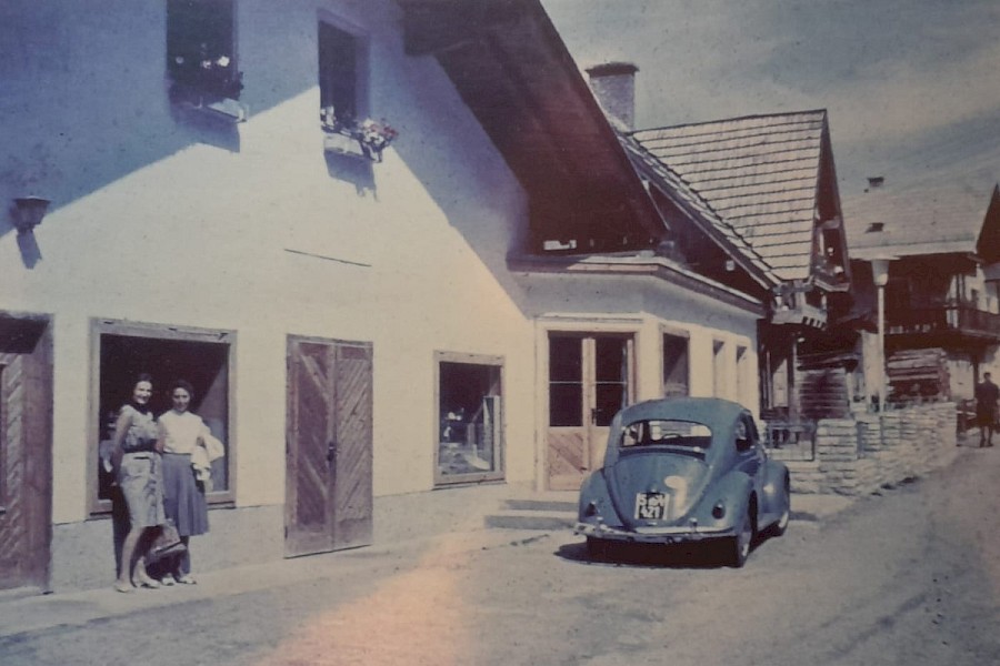 Alte Werkstatt, junges Seer-Haus um 1958