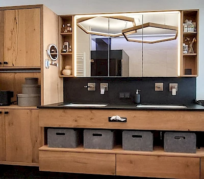 Badezimmer in Großarl installiert vom Installateur Heigl